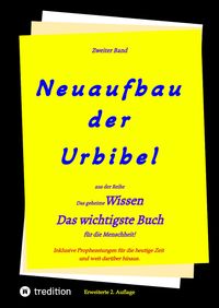 Buch Cover 2. Auflage 2. Band von Neuaufbau der Urbibel