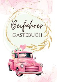 Buch Cover Beifahrer Gästebuch