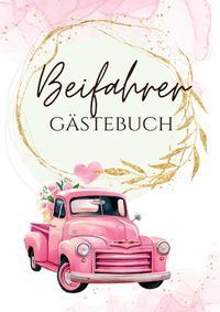 Buch Cover Beifahrer Gästebuch