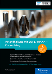 Buch Cover Instandhaltung mit SAP S/4HANA – Customizing