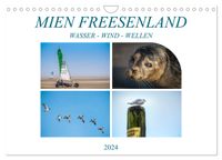 Buch Cover MIEN FREESENLAND - Wasser, Wind, Wellen (Wandkalender 2024 DIN A4 quer), CALVENDO Monatskalender