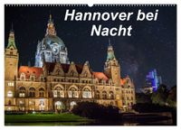 Buch Cover Hannover bei Nacht (Wandkalender 2024 DIN A2 quer), CALVENDO Monatskalender
