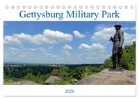 Buch Cover Gettysburg Military Park (Tischkalender 2024 DIN A5 quer), CALVENDO Monatskalender