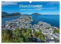 Buch Cover Skandinavien - Fjorde, Schären und Meer... (Wandkalender 2024 DIN A3 quer), CALVENDO Monatskalender
