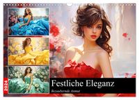 Buch Cover Festliche Eleganz. Bezaubernde Anmut (Wandkalender 2024 DIN A3 quer), CALVENDO Monatskalender