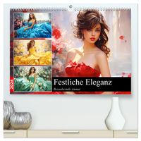 Buch Cover Festliche Eleganz. Bezaubernde Anmut (hochwertiger Premium Wandkalender 2024 DIN A2 quer), Kunstdruck in Hochglanz