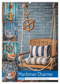 Buch Cover Maritimer Charme (Wandkalender 2024 DIN A2 hoch), CALVENDO Monatskalender