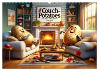 Buch Cover Couch Potatoes: Ein Jahr voll Komfort und Spaß (Wandkalender 2025 DIN A2 quer), CALVENDO Monatskalender