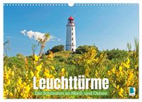 Buch Cover Leuchttürme: Die Schönsten an Nord- und Ostsee (Wandkalender 2025 DIN A3 quer), CALVENDO Monatskalender