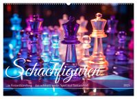 Buch Cover Schachfiguren in Freizeitkleidung (Wandkalender 2025 DIN A2 quer), CALVENDO Monatskalender