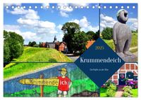 Buch Cover Krummendeich - Dorfidylle an der Elbe (Tischkalender 2025 DIN A5 quer), CALVENDO Monatskalender