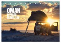 Buch Cover OMAN Offroad Travel Log (Tischkalender 2025 DIN A5 quer), CALVENDO Monatskalender