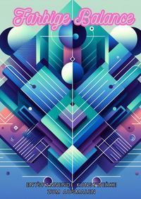 Buch Cover Farbige Balance