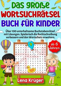 Buch Cover Das große Wortsuchrätsel Buch für Kinder ab 6 Jahren
