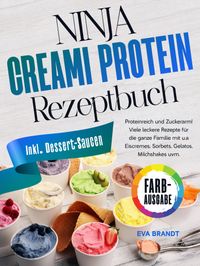 Buch Cover Ninja Creami Protein Rezeptbuch