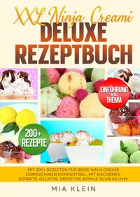Buch Cover XXL Ninja Creami Deluxe Rezeptbuch
