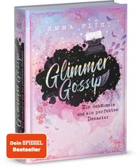 Buch Cover Glimmer Gossip (1). Ein Geheimnis und ein perfektes Desaster