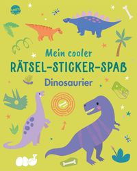 Buch Cover Mein cooler Rätsel-Sticker-Spaß. Dinosaurier