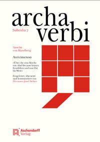 Buch Cover Anticimenon - Über die Einheit der Kirche