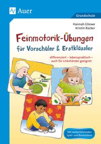 Buch Cover Feinmotorik-Übungen für Vorschüler & Erstklässler