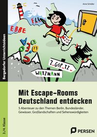 Buch Cover Mit Escape-Rooms Deutschland entdecken