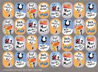 Buch Cover Ermutigungssticker: Dran bleiben!