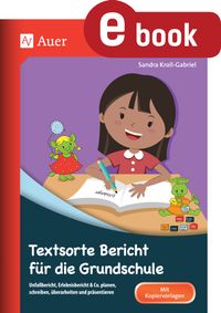Buch Cover Textsorte Bericht für die Grundschule