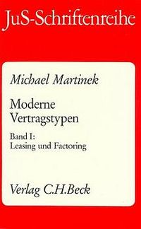 Buch Cover Moderne Vertragstypen / Leasing und Factoring