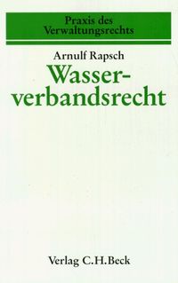Buch Cover Wasserverbandsrecht