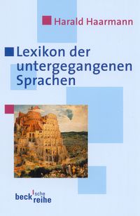 Buch Cover Lexikon der untergegangenen Sprachen