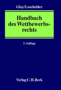 Buch Cover Handbuch des Wettbewerbsrechts
