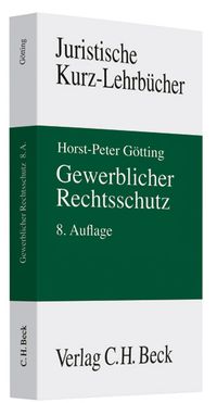 Buch Cover Gewerblicher Rechtsschutz