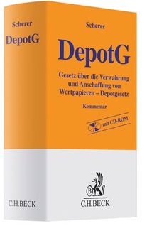 Buch Cover Depotgesetz (DepotG)