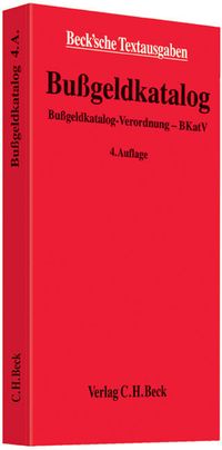 Buch Cover Bußgeldkatalog