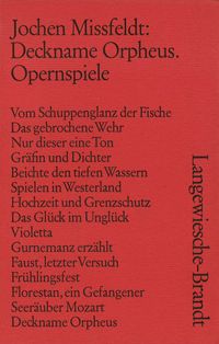 Buch Cover Deckname Orpheus