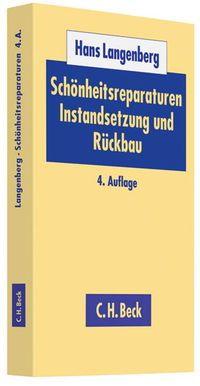 Buch Cover Schönheitsreparaturen, Instandsetzung und Rückbau