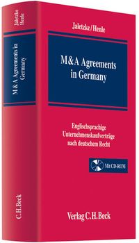 Buch Cover M&A Agreements in Germany