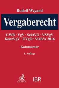 Buch Cover Vergaberecht