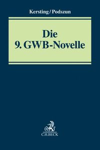 Buch Cover Die 9. GWB-Novelle
