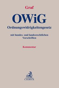 Buch Cover Ordnungswidrigkeitengesetz. OWiG