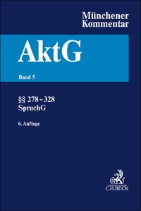 Buch Cover Münchener Kommentar zum Aktiengesetz Bd. 5: §§ 278-328, SpruchG, ÖGesAusG, Österreichisches Konzernrecht