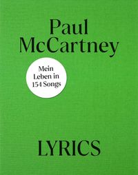 Buch Cover Lyrics Deutsche Ausgabe