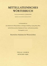Buch Cover Mittellateinisches Wörterbuch Einbanddecken für Band IV, F-hospitalarius und hospitalarius-K