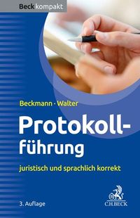 Buch Cover Protokollführung