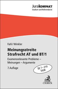 Buch Cover Meinungsstreite Strafrecht AT und BT/1