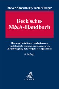 Buch Cover Beck'sches M&A-Handbuch