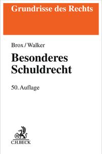 Buch Cover Besonderes Schuldrecht