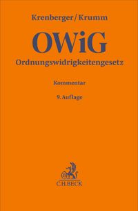 Buch Cover Ordnungswidrigkeitengesetz. OWiG
