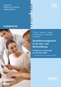 Buch Cover Qualitätsmanagement in der Aus- und Weiterbildung