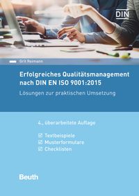 Buch Cover Erfolgreiches Qualitätsmanagement nach DIN EN ISO 9001:2015